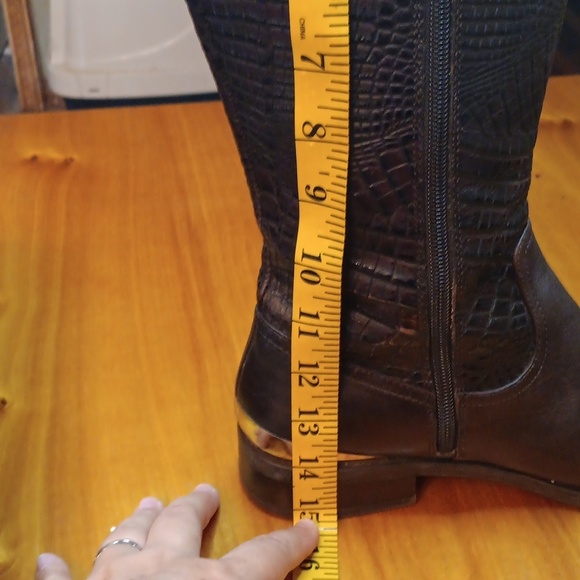 Vince WeCamuto Brown Over the Knee Boots Size 7 - Picture 6 of 13